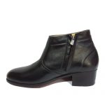 نیم بوت تمام چرم دست دوز مردانه تخم مرغی