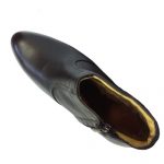 نیم بوت تمام چرم دست دوز مردانه تخم مرغی