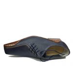 کفش مردانه چرم دست دوز بغل بندی بغل بخیه