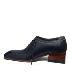 کفش مردانه چرم دست دوز بغل بندی بغل بخیه