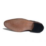 کفش مردانه چرم دست دوز دو رنگ توقا دار