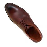 کفش مردانه چرم بزرگ پا بندی ساده