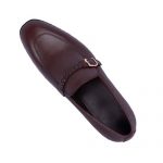 کفش مردانه چرم بزرگ پا بی بند ساعتی توقادار