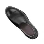 کفش مردانه چرم بزرگ پا بی بند سرپنجه دار