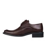 کفش مردانه چرم بزرگ پا بنددار ساعتی