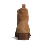 نیم بوت مردانه وسترنی چرم بغل زیپ 2