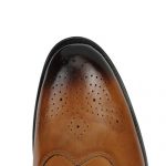 نیم بوت مردانه تمام چرم دست دوز دوینا بغل زیپ