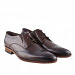 کفش مردانه چرم دست دوز بندی بغل کشدارکفش مردانه چرم دست دوز بندی بغل کشدار