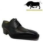کفش مردانه چرم دست دوز بندی شاخدار اتوبانی
