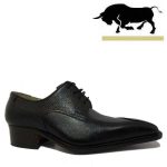 کفش مردانه چرم دست دوز بندی شاخدار اتوبانی