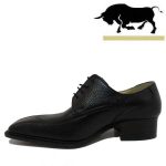 کفش مردانه چرم دست دوز بندی شاخدار اتوبانی