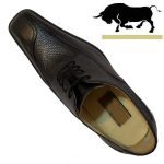 کفش مردانه چرم دست دوز بندی شاخدار اتوبانی