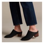 دمپایی زنانه چرم دست دوز کلارک