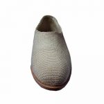 گیوه ابریشمی مردانه چرم دست دوز تخم مرغی