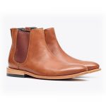 نیم بوت مردانه تمام چرم دست دوز چلسیا