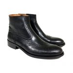 نیم بوت تمام چرم دست دوز هشترک سه تکه