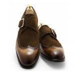 کفش مردانه تمام چرم دست دوز جیر و چرم توقادار