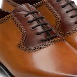 کفش مردانه تمام چرم دست دوز کد 012034