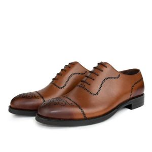 کفش مردانه چرم طبیعی کد 141214