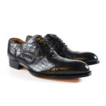 کفش مردانه چرم دست دوز مدل بندی کد 141102