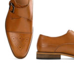 کفش مردانه چرم دست دوز مدل بندی کد 141102