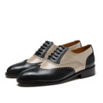 کفش مردانه چرم طبیعی کد 141243