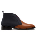 نیم بوت مردانه چرم طبیعی کد 141232