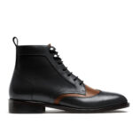 نیم بوت مردانه چرم طبیعی کد 141204