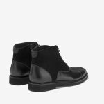 نیم بوت چرم دست دوز مردانه مدل دیبا