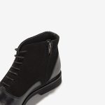 نیم بوت چرم دست دوز مردانه مدل دیبا