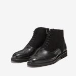 نیم بوت چرم دست دوز مردانه مدل دیبا