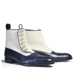 نیم بوت چرم دست دوز مردانه مدل 020314