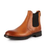 نیم بوت مردانه چرم دست دوز مدل کد 20817