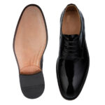 کفش مردانه چرم دست دوز ورنی مدل جاکوبین