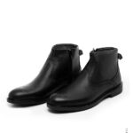 نیم بوت مردانه چرم طبیعی مدل هرمان