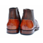 نیم بوت مردانه تمام چرم دست دوز کد 145