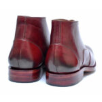 نیم بوت مردانه تمام چرم دست دوز کد 144
