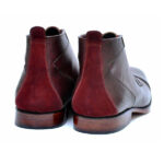 نیم بوت مردانه تمام چرم دست دوز کد 143