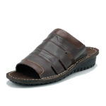 صندل طبی چرم مردانه دست دوز مدل 4032
