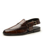 صندل مردانه کمردار کد 4044 تمام چرم دست دوز