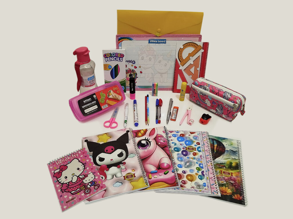 پک  29 تایی کامل لوازم التحریر