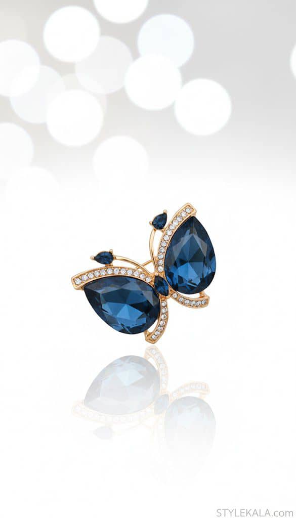 گل سینه پروانه کد 01