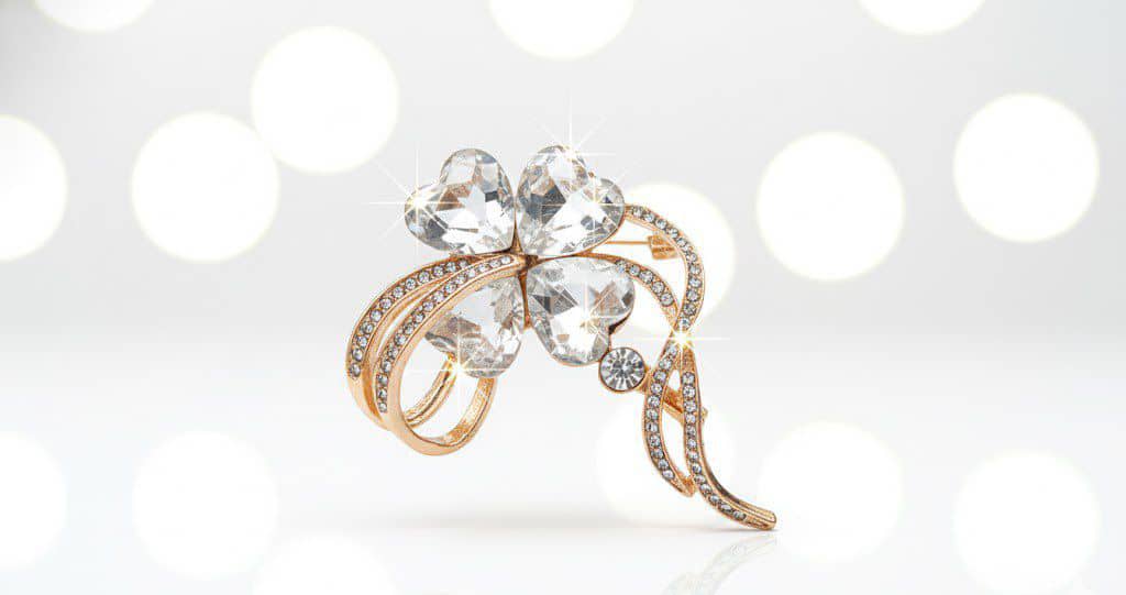 گل سینه گل الماس کد 01